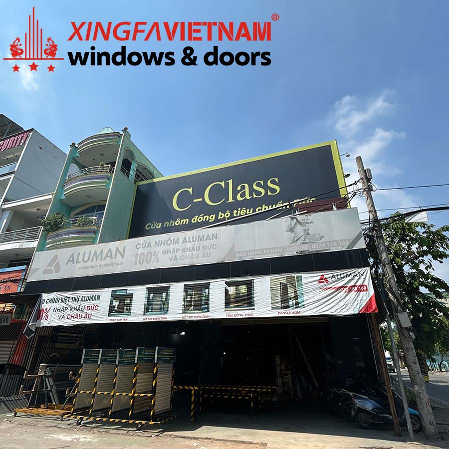 Công trình cửa nhôm kính do Tân Ngọc Vinh thi công